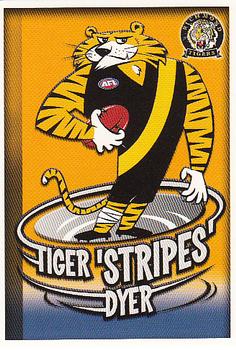 2005 Select Herald Sun AFL #133 Tiger ‘Stripes’ Dyer Front